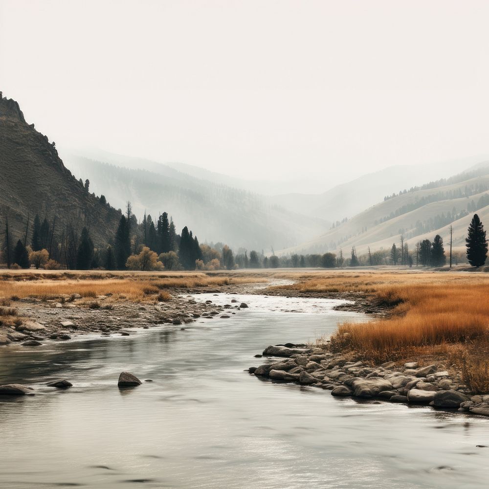 Wilderness landscape outdoors nature. AI generated Image by rawpixel.