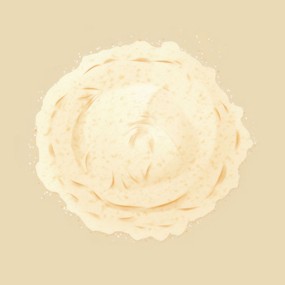 Flour dessert icing plate. AI generated Image by rawpixel.