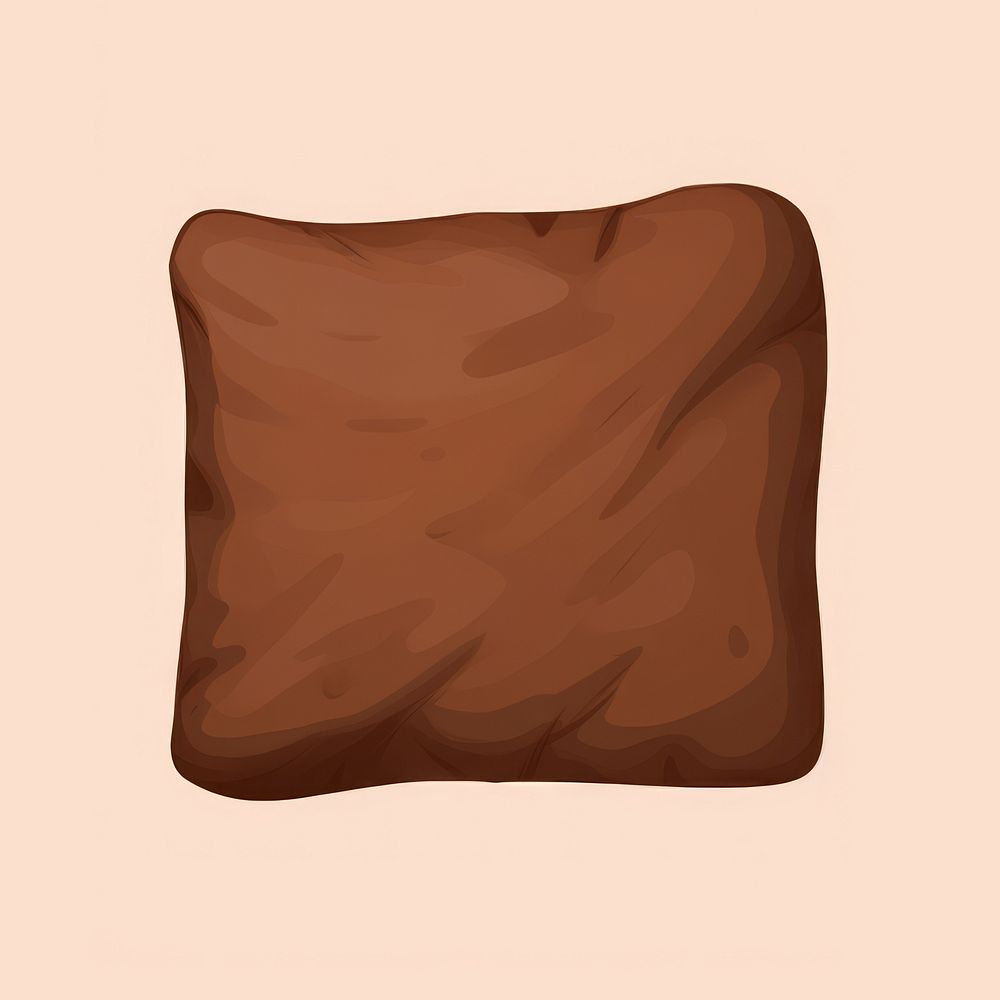 Brown pillow cushion brown textured pattern. AI generated Image by rawpixel.