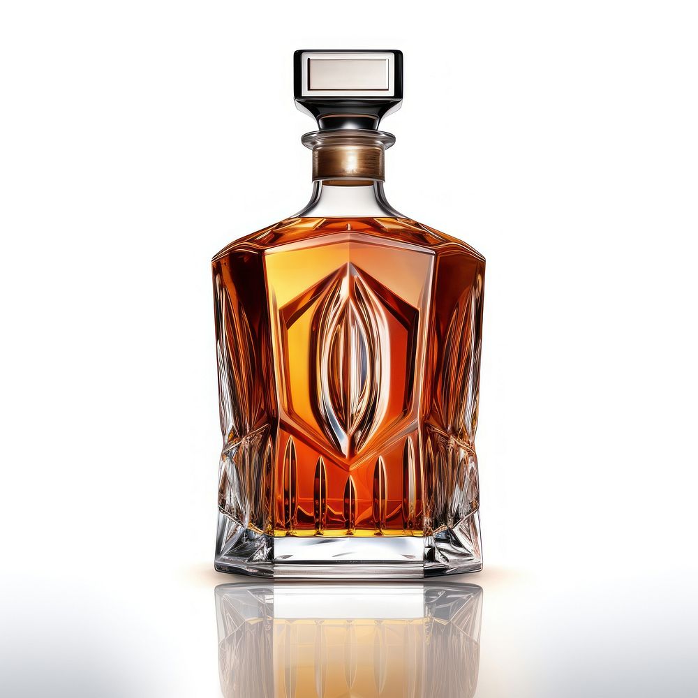 Whiskey bottle perfume whisky. AI generated Image by rawpixel.