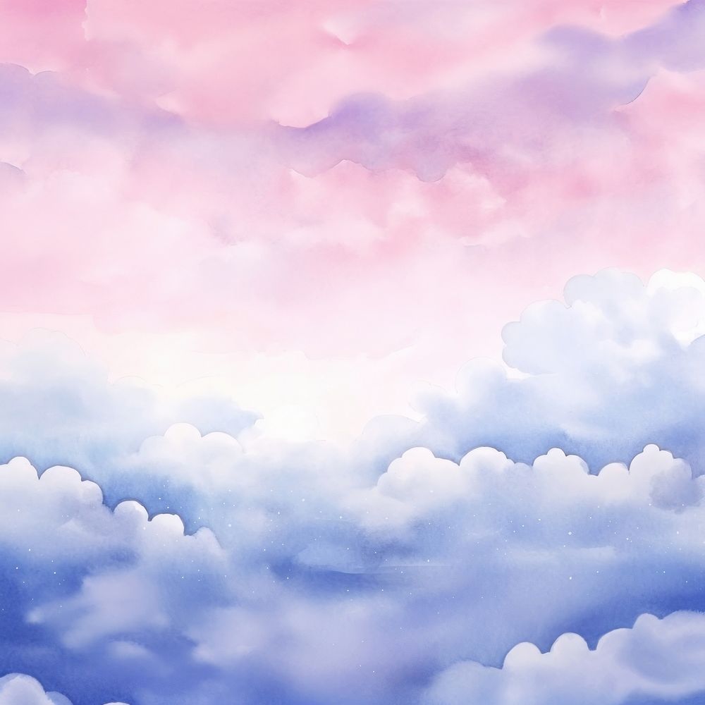 Milky way pastel sky outdoors nature cloud. AI generated Image by rawpixel.