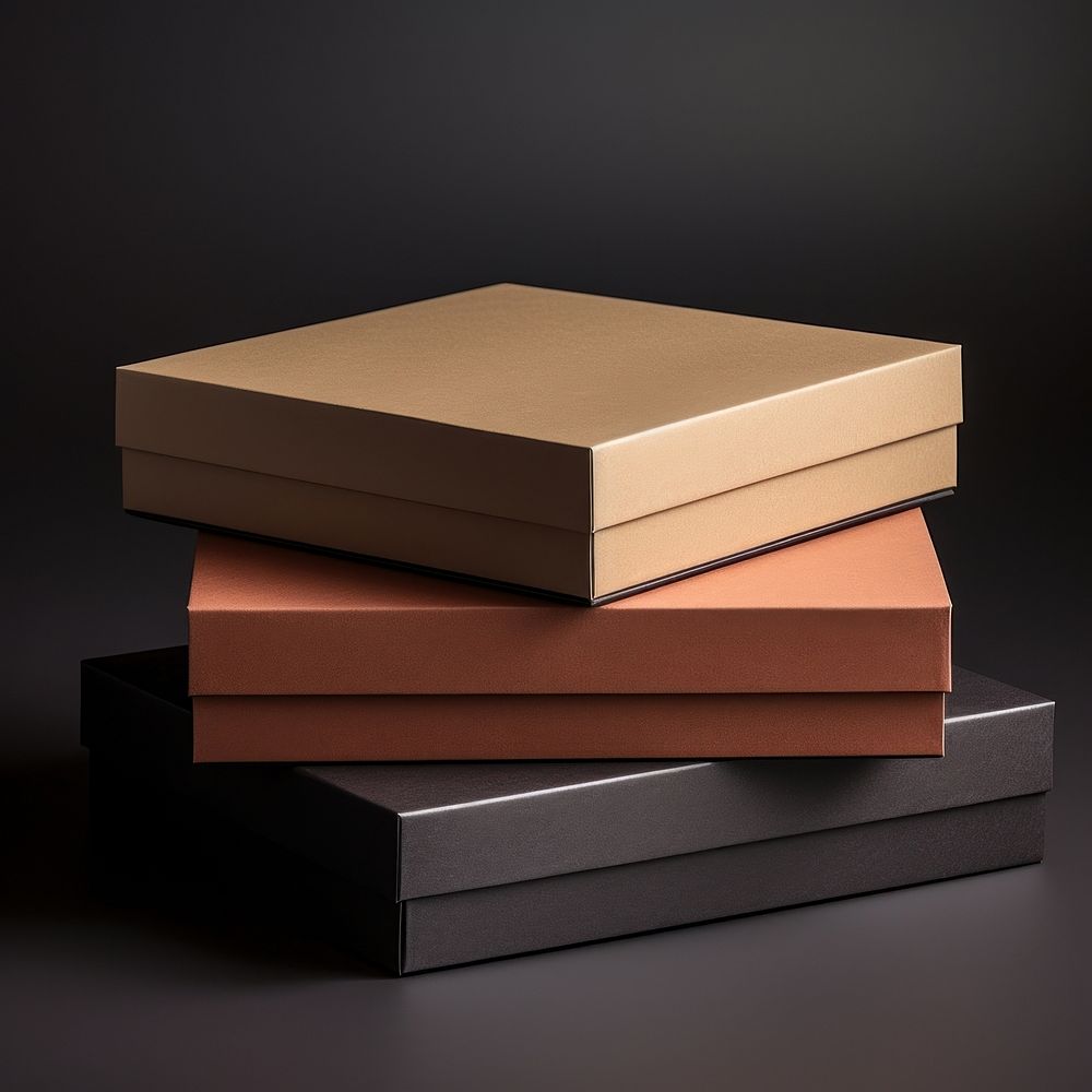 Paper boxes publication simplicity cardboard. AI generated Image by rawpixel.