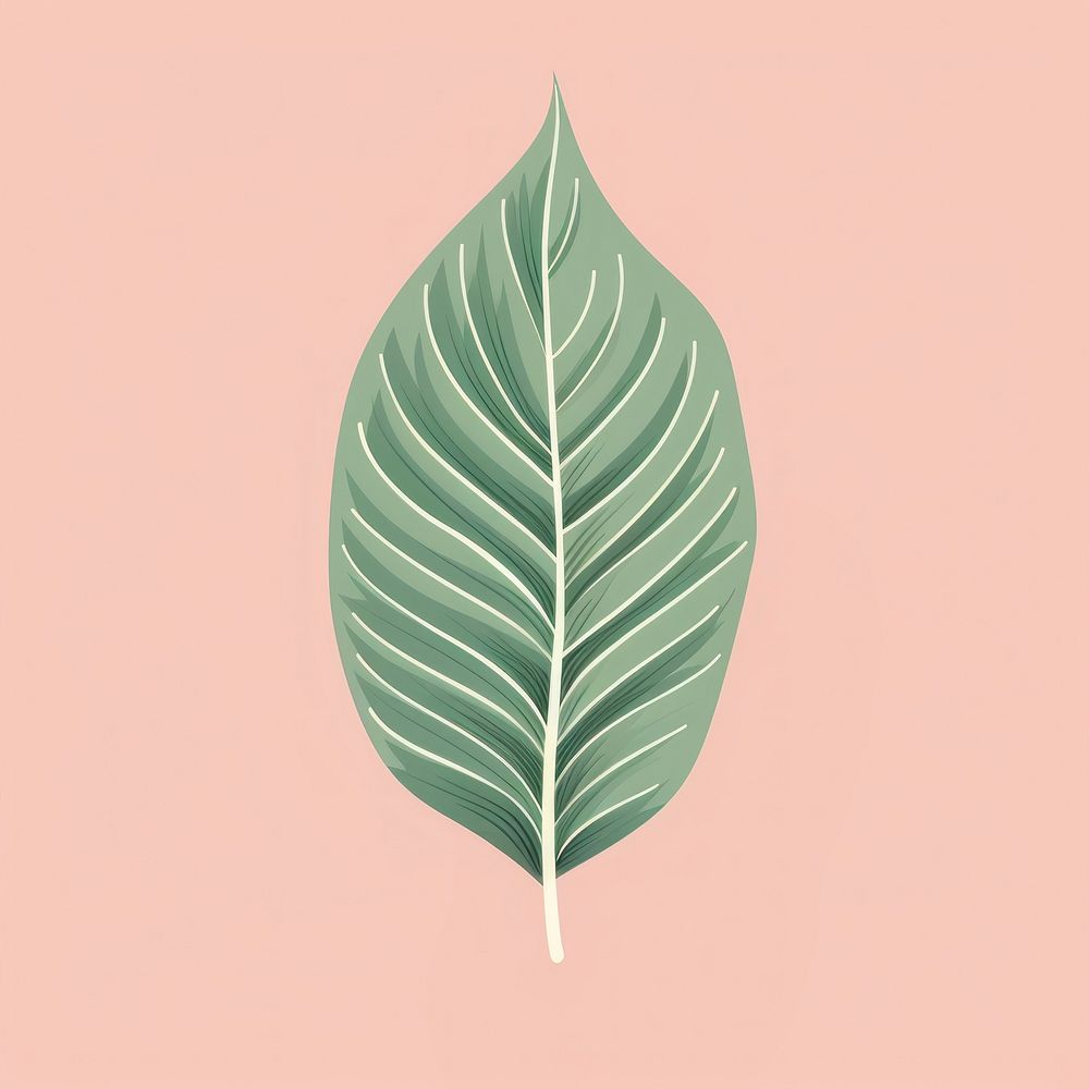 Botanical leaf plant pattern nature. AI generated Image by rawpixel.