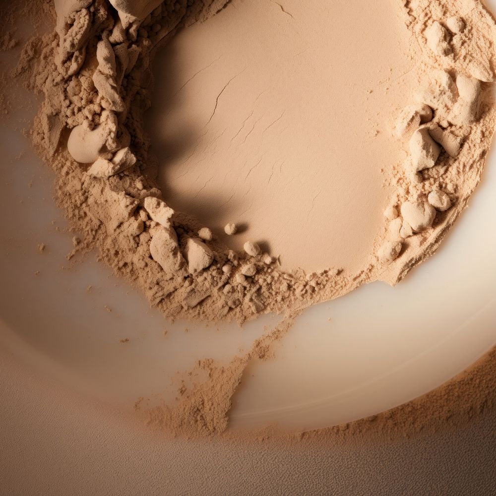 Powder ingredient cosmetics plaster. AI generated Image by rawpixel.