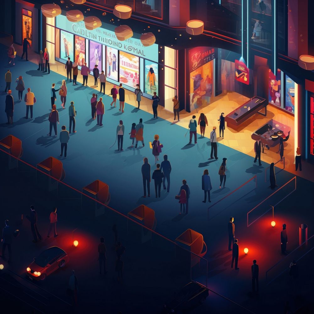 People walking in city. AI generated Image by rawpixel.