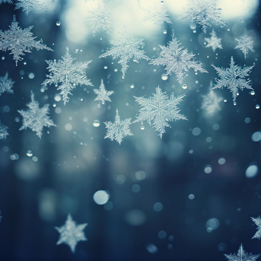 Snowflake outdoors winter nature. AI generated Image by rawpixel.