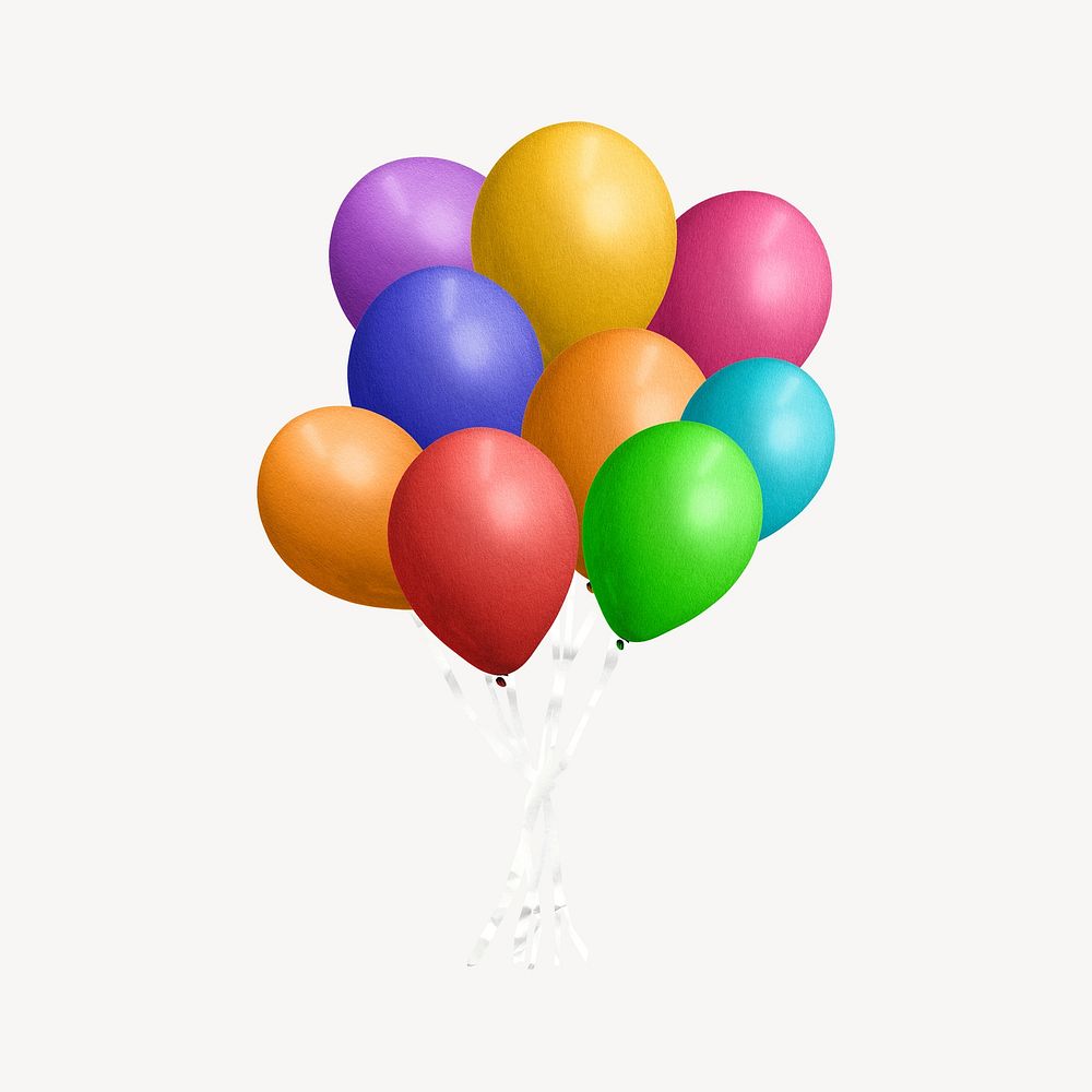 Colorful balloons, element