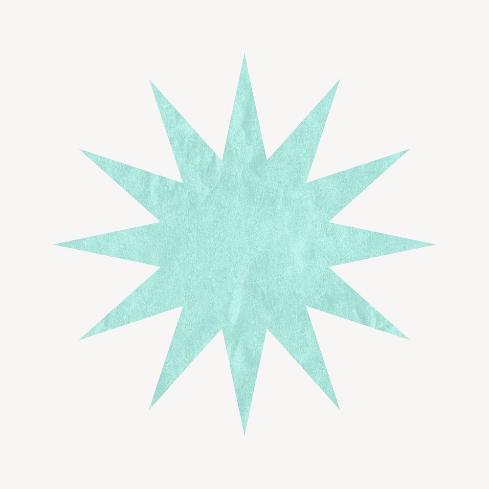 Starburst, geometric shape element