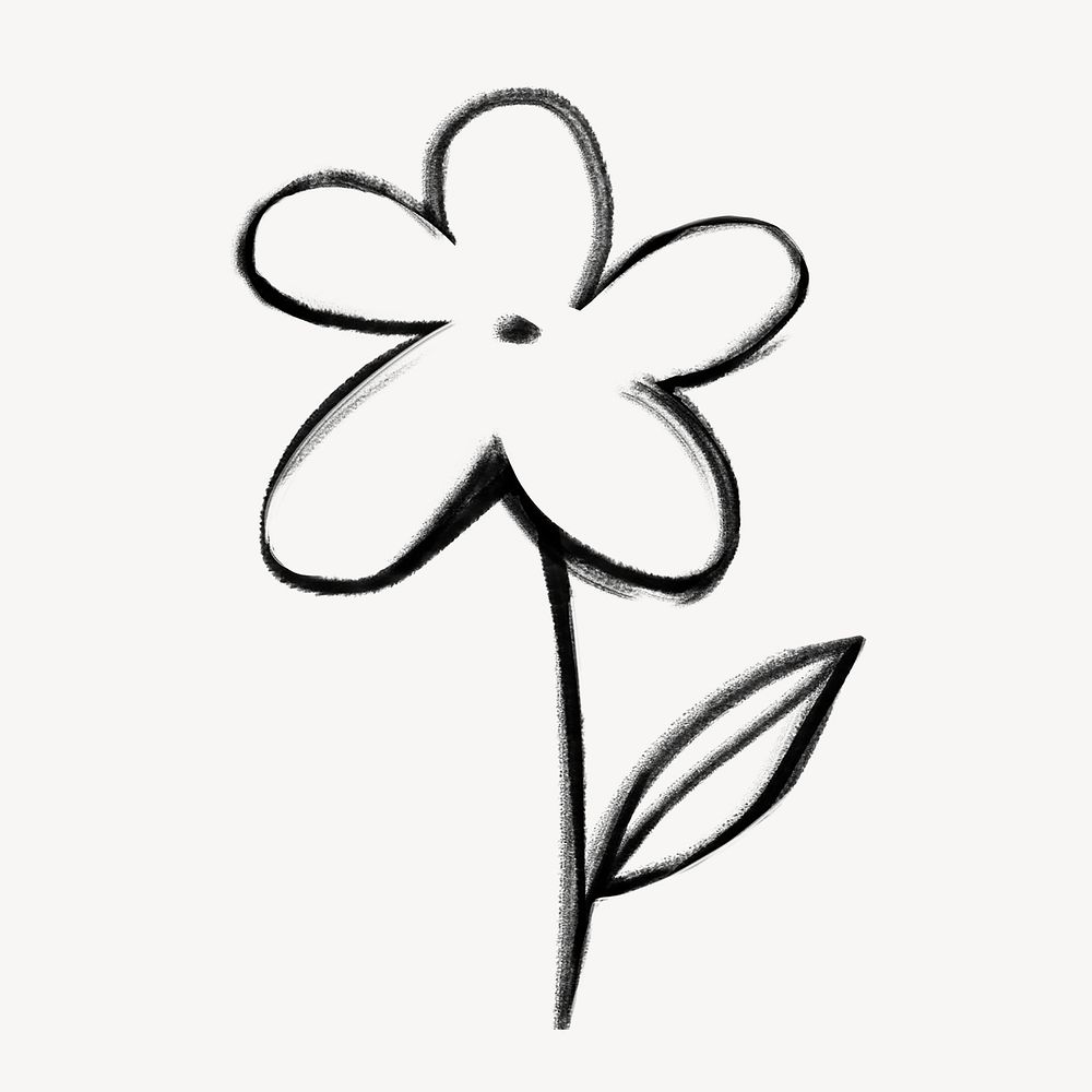 Flower doodle illustration design