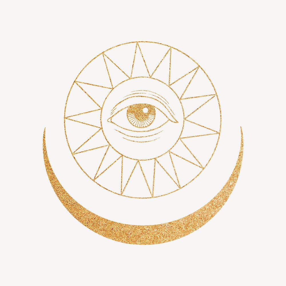 Celestial eyes, spiritual illustration, design resource