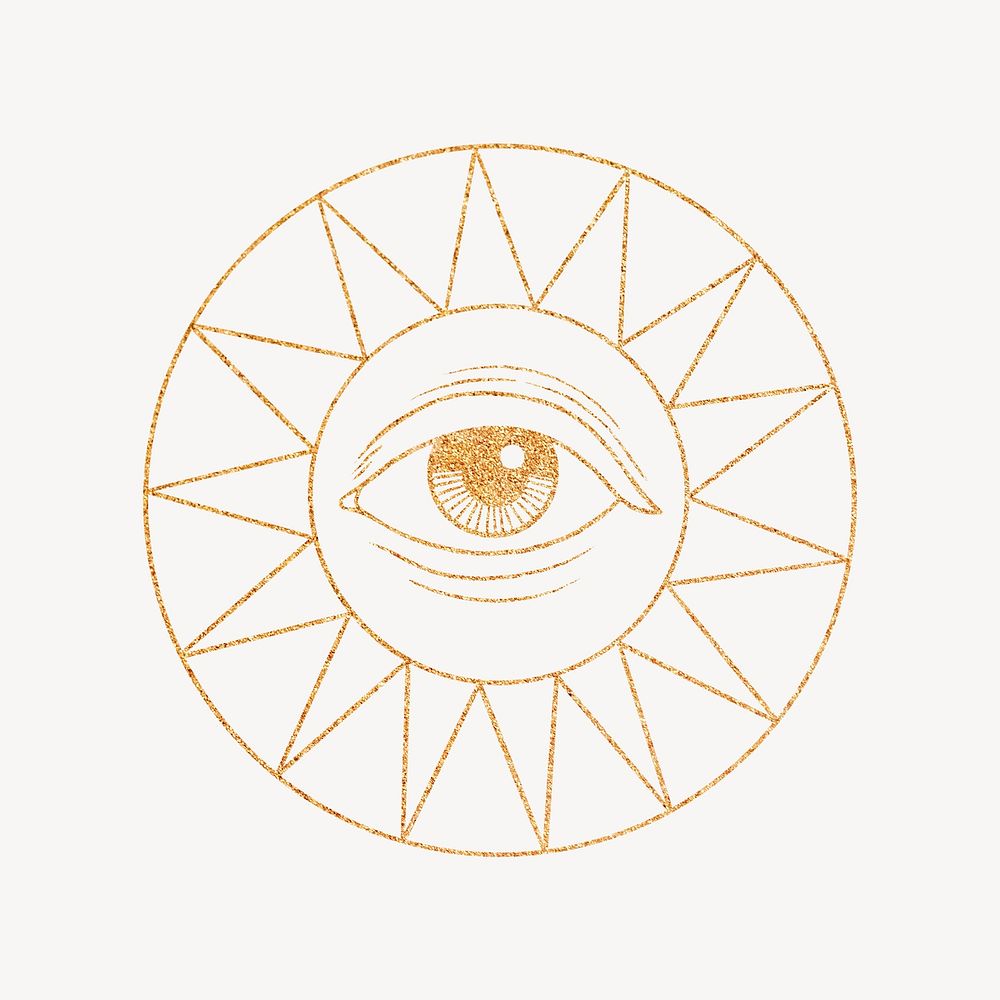 Celestial eyes, spiritual illustration, design resource