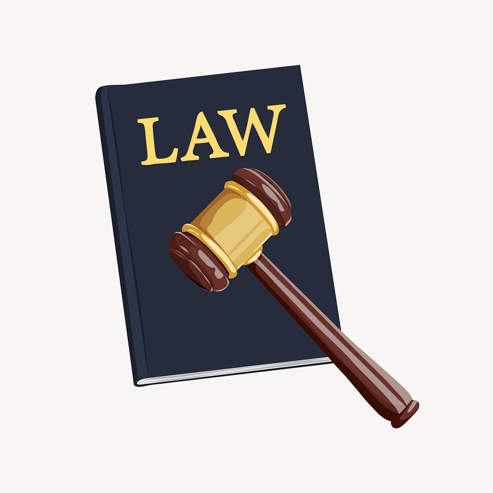 Legal system, aesthetic illustration, design resource