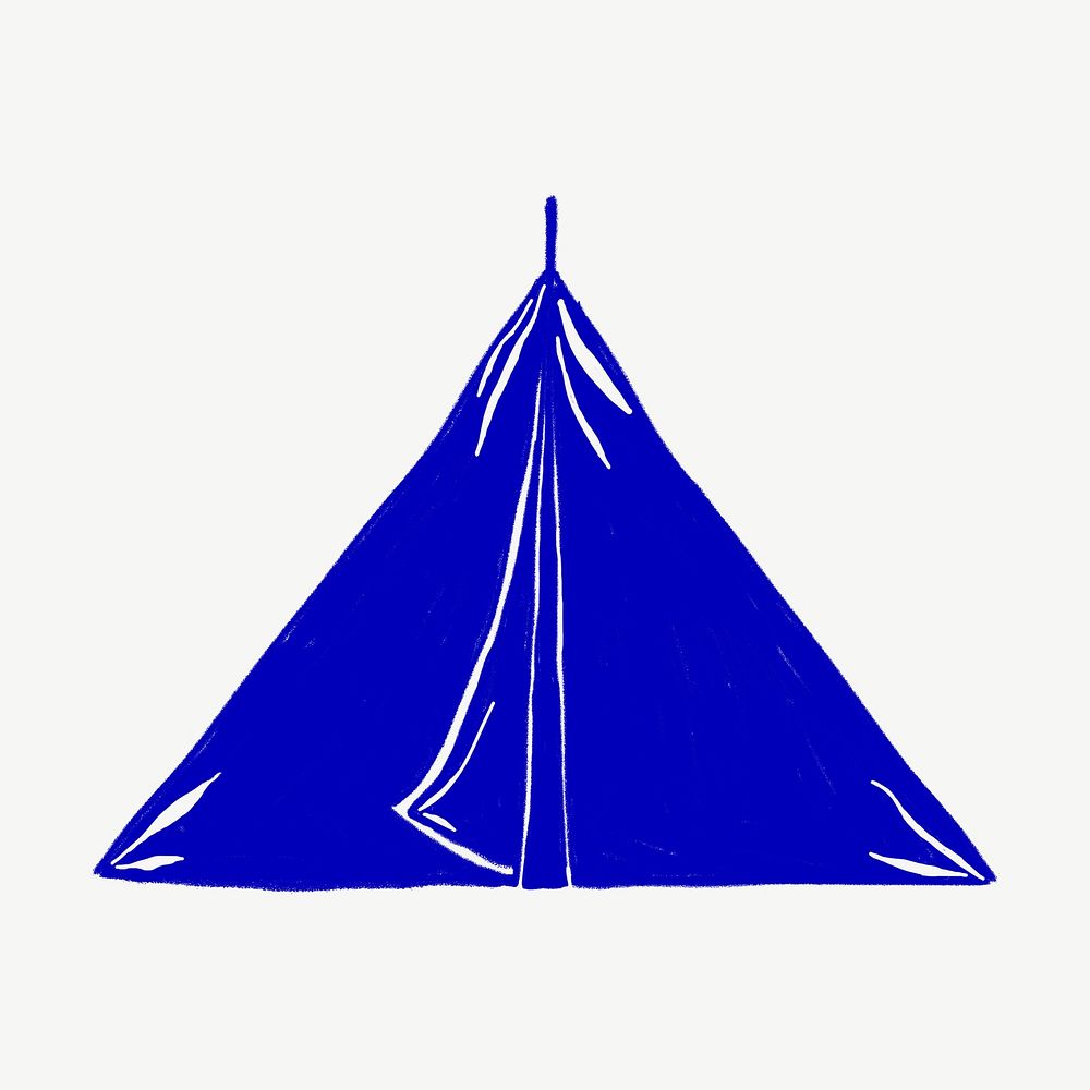 Camping tent retro travel illustration  psd