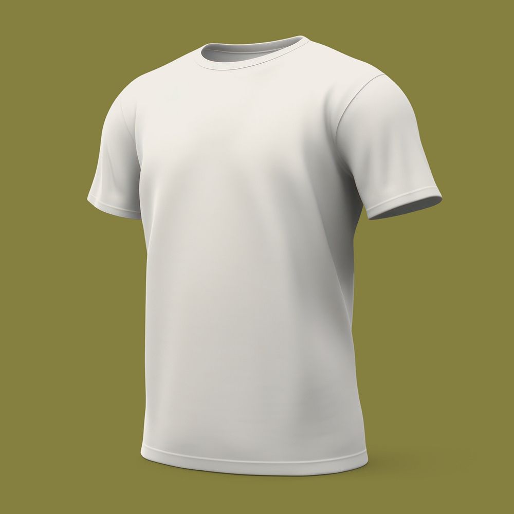 White t-shirt with design space