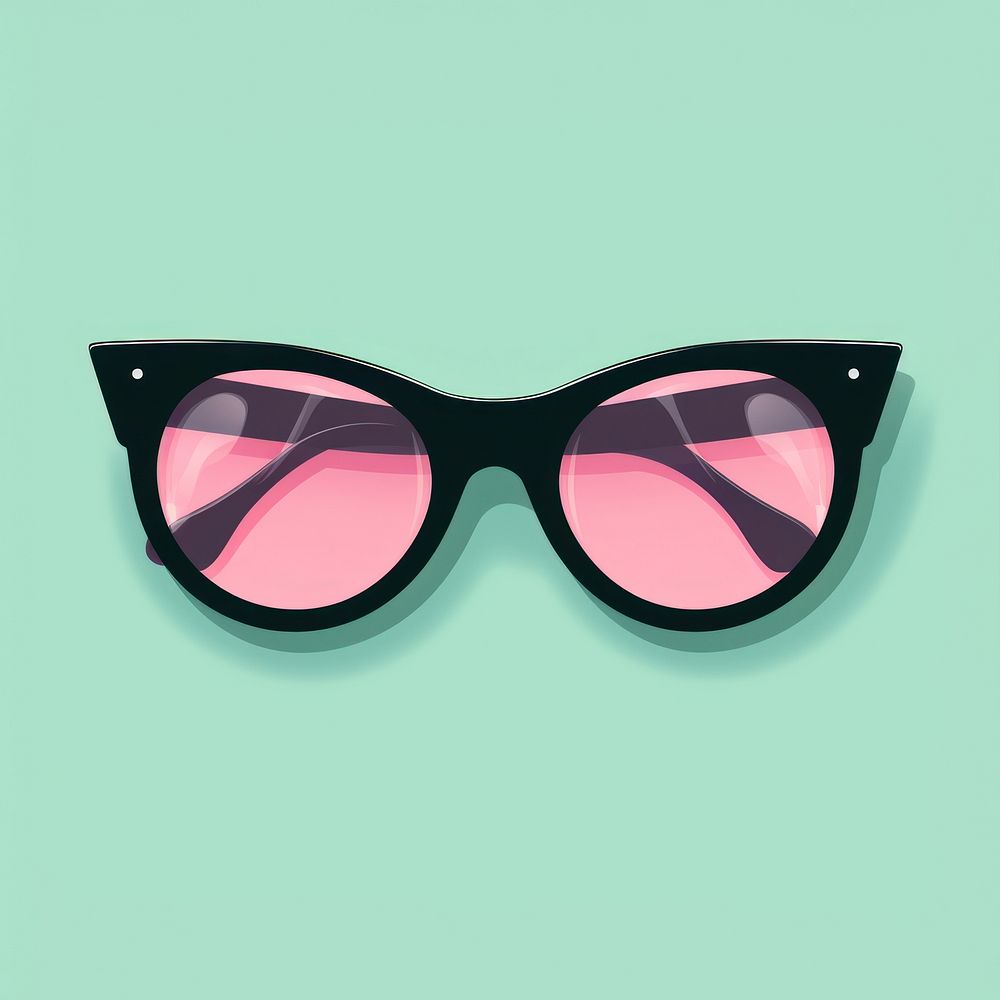 Cat eyes sunglasses accessories accessory fashion. AI generated Image by rawpixel.