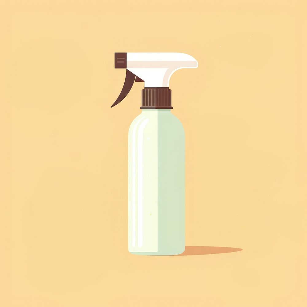 Cleaner spray bottle container yellow. AI generated Image by rawpixel.