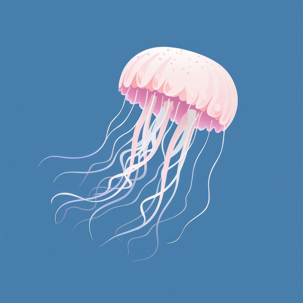 Jellyfish animal nature invertebrate. AI generated Image by rawpixel.
