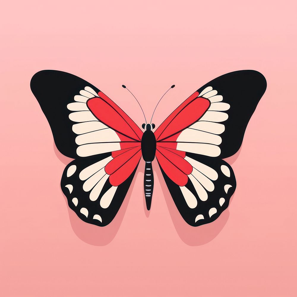 Butterfly animal insect invertebrate. AI generated Image by rawpixel.