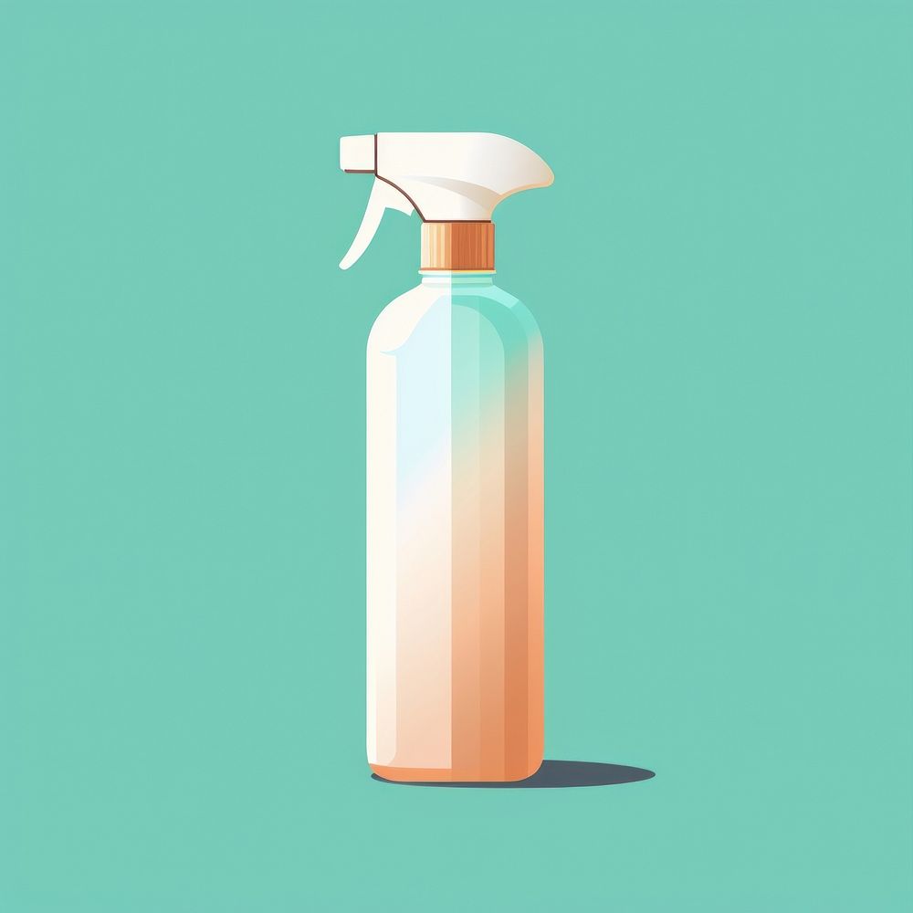 Cleaner spray bottle container shaker. 