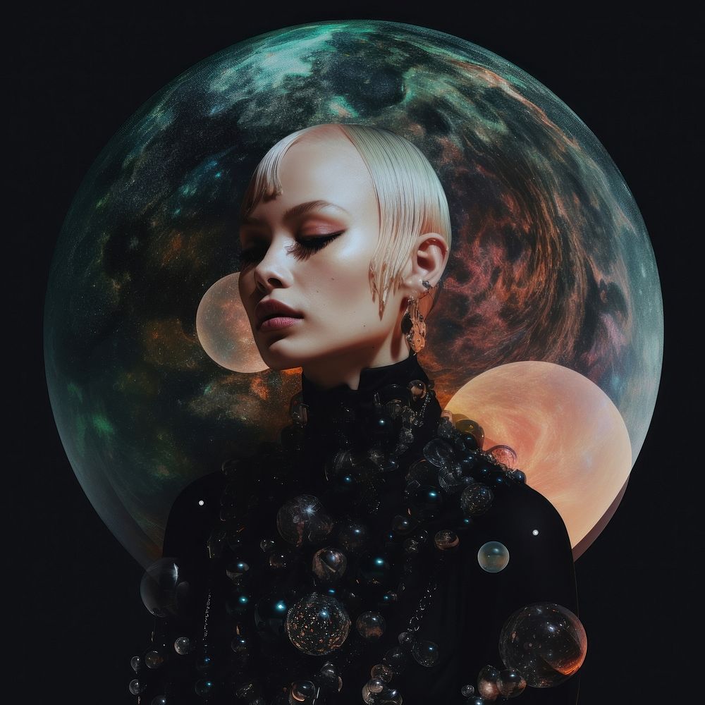 Planet circle portrait fantasy sphere. AI generated Image by rawpixel.
