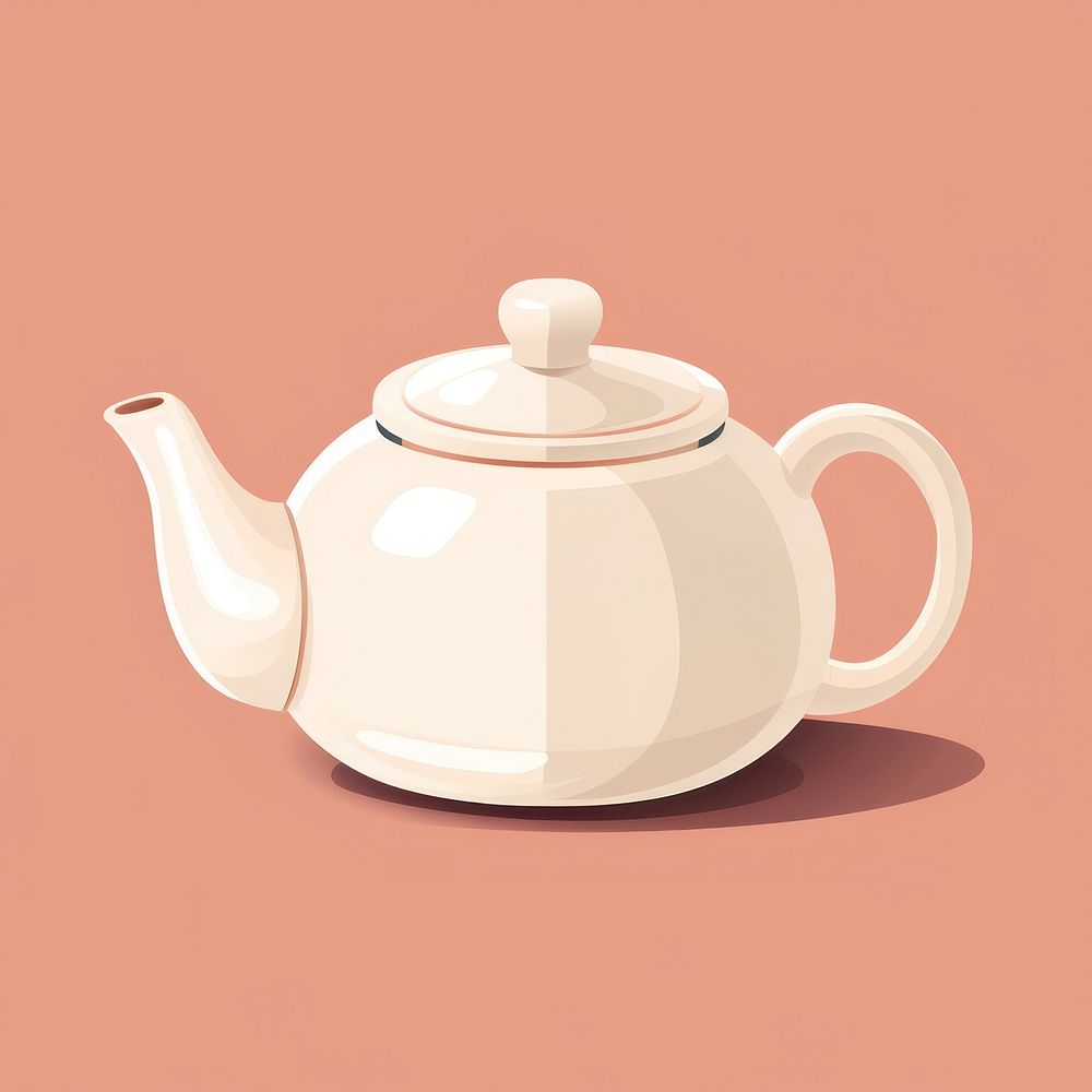 Tea pot ceramic teapot refreshment. AI generated Image by rawpixel.