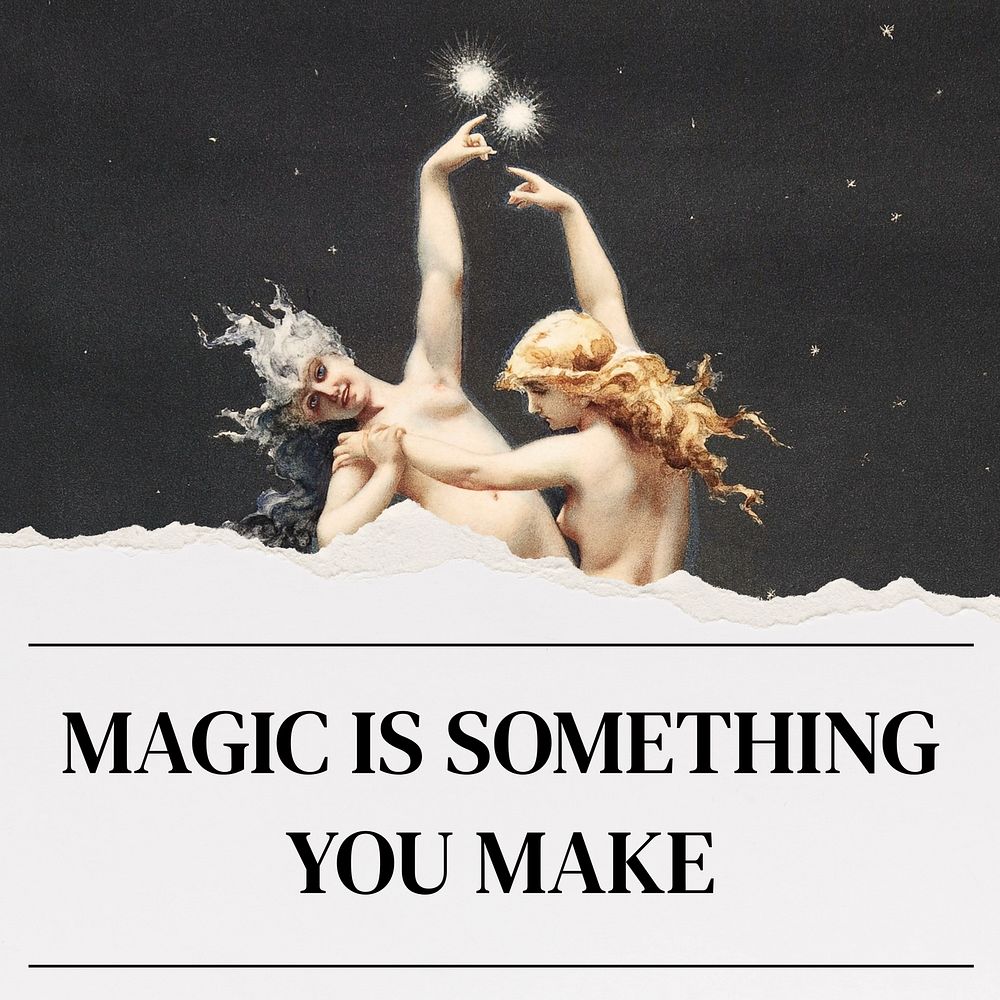 Make magic  Instagram post template