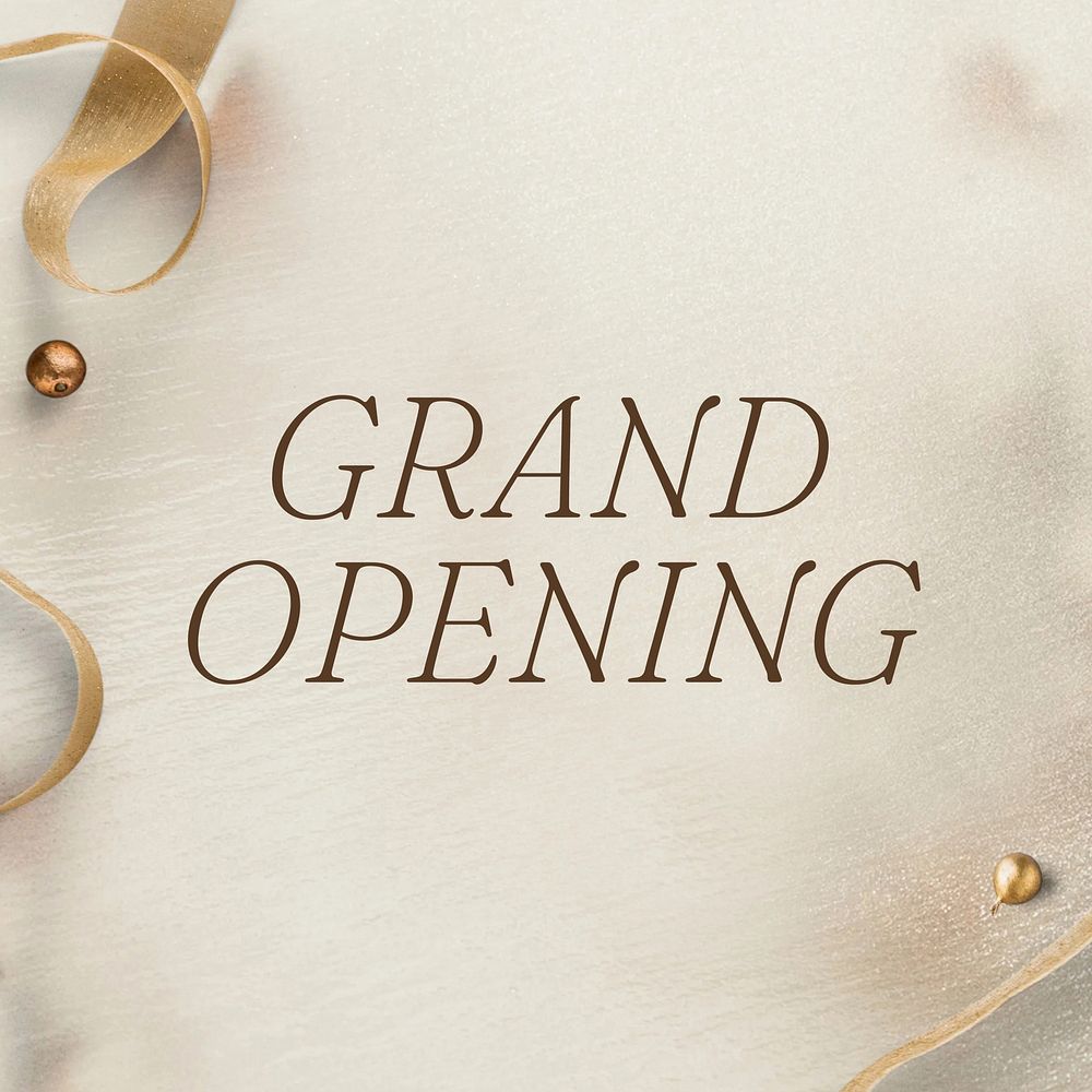 Grand opening  Instagram post template