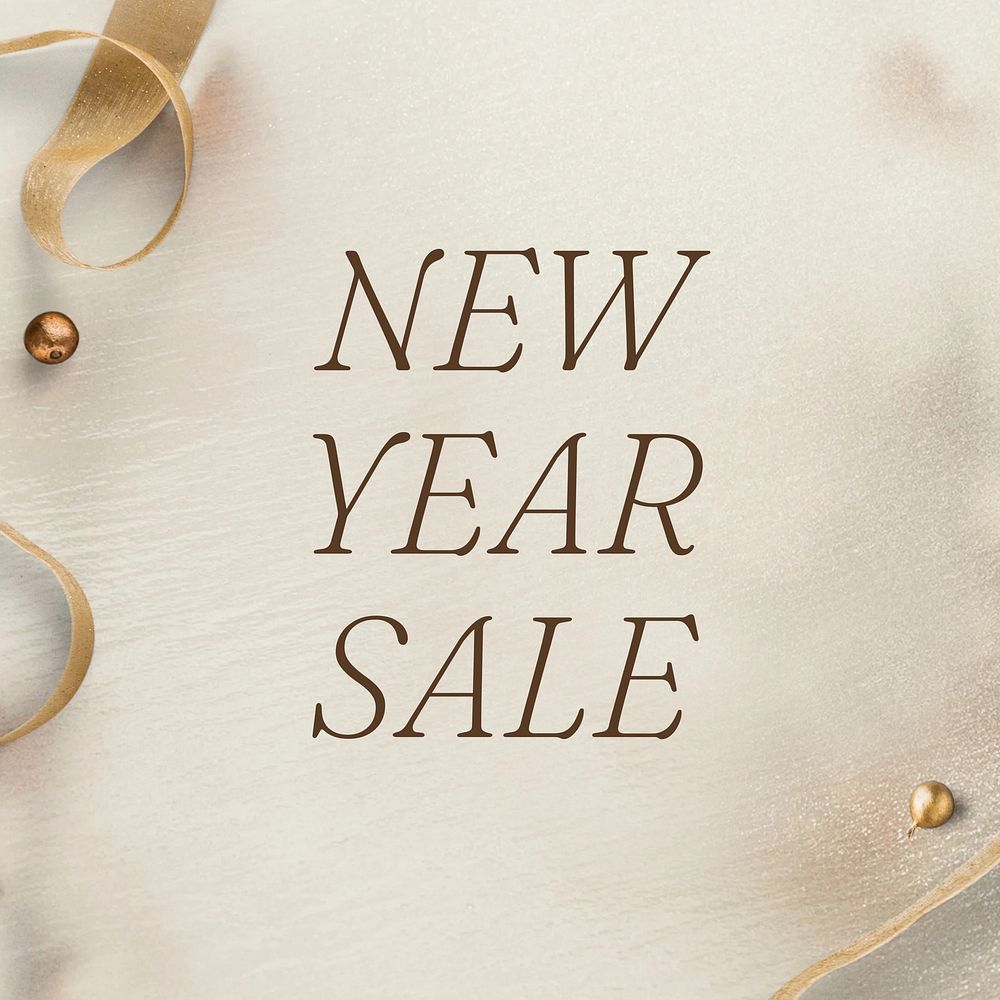 New Year sale  Instagram post template