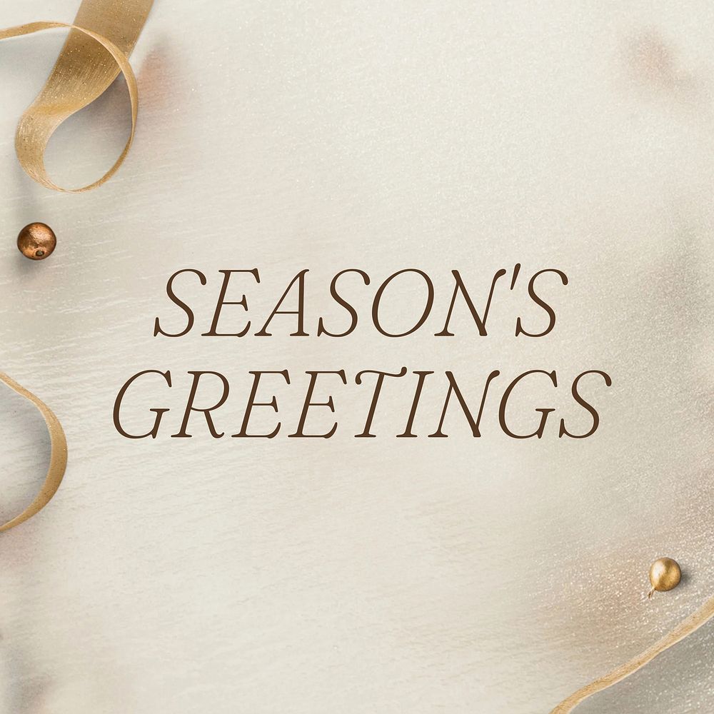 Seasons greetings  Instagram post template