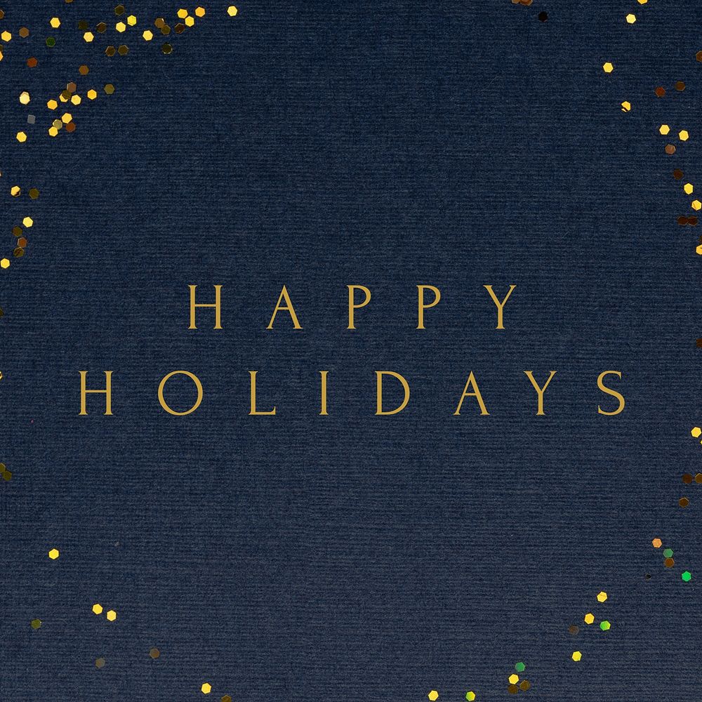 Happy holidays  Instagram post template
