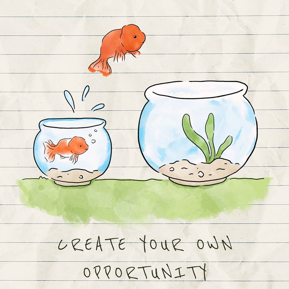 Opportunity quote  Instagram post template