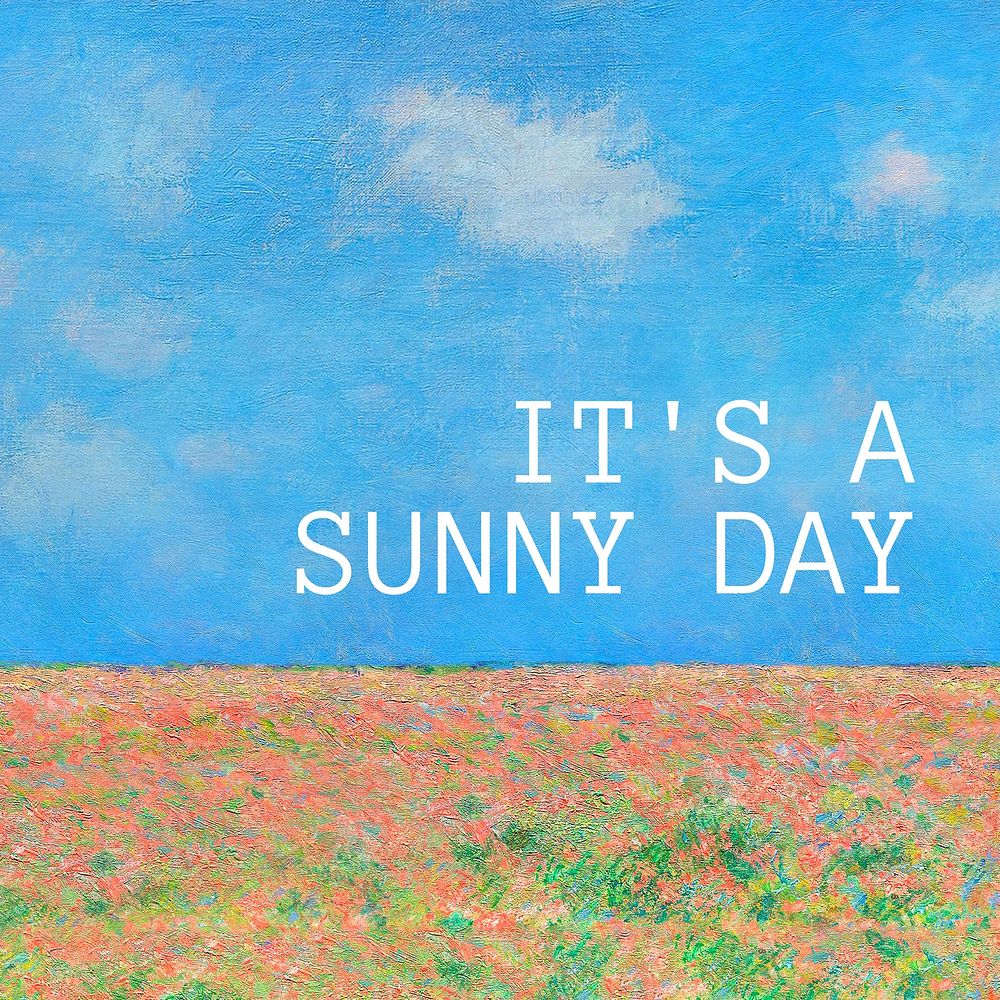 Sunny day  Instagram post template