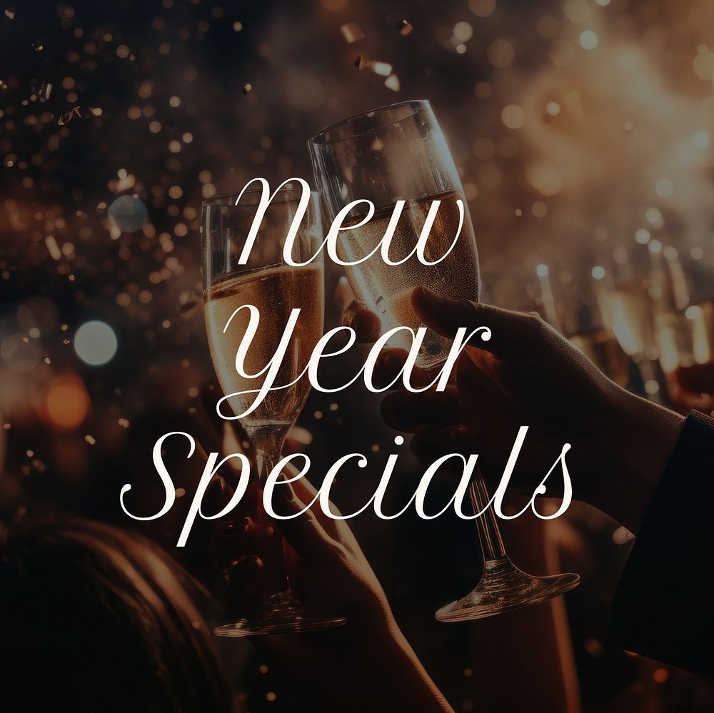 New Year specials  Instagram post template