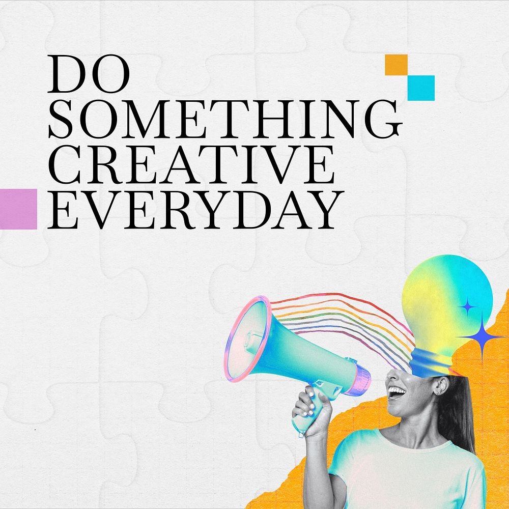Creativity  Instagram post template