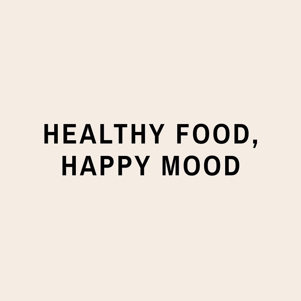 Healhy food, happy mood  Instagram post template