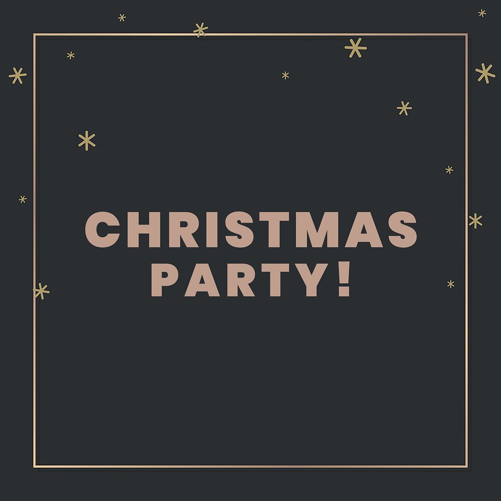 Christmas party  Instagram post template