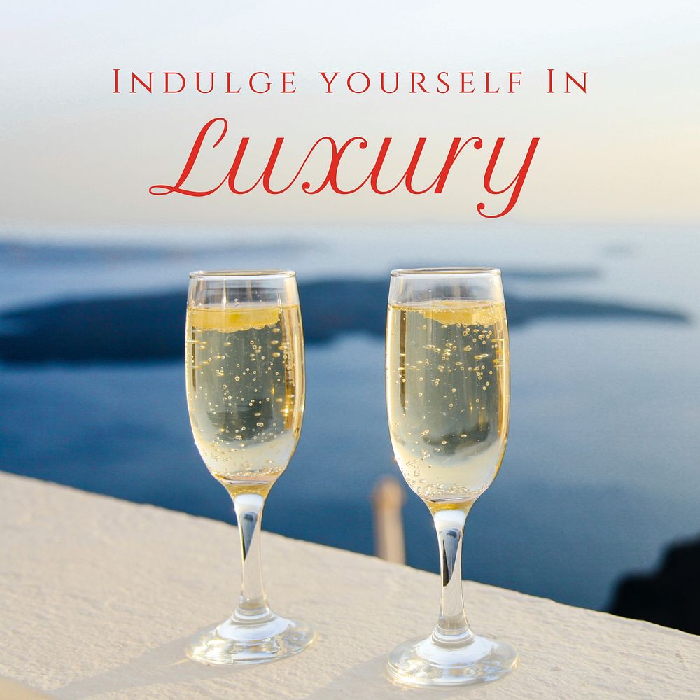 Luxury lifestyle quote  Instagram post template
