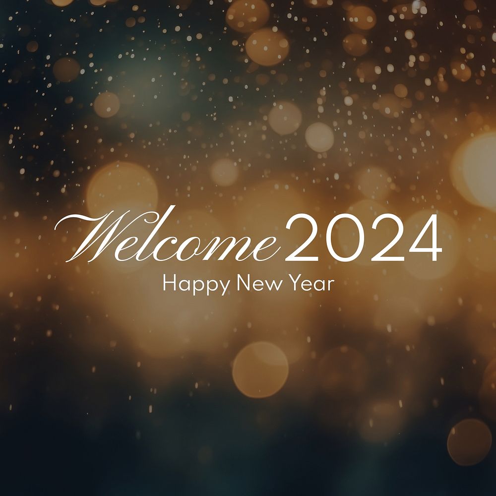 New year 2024 Instagram post template