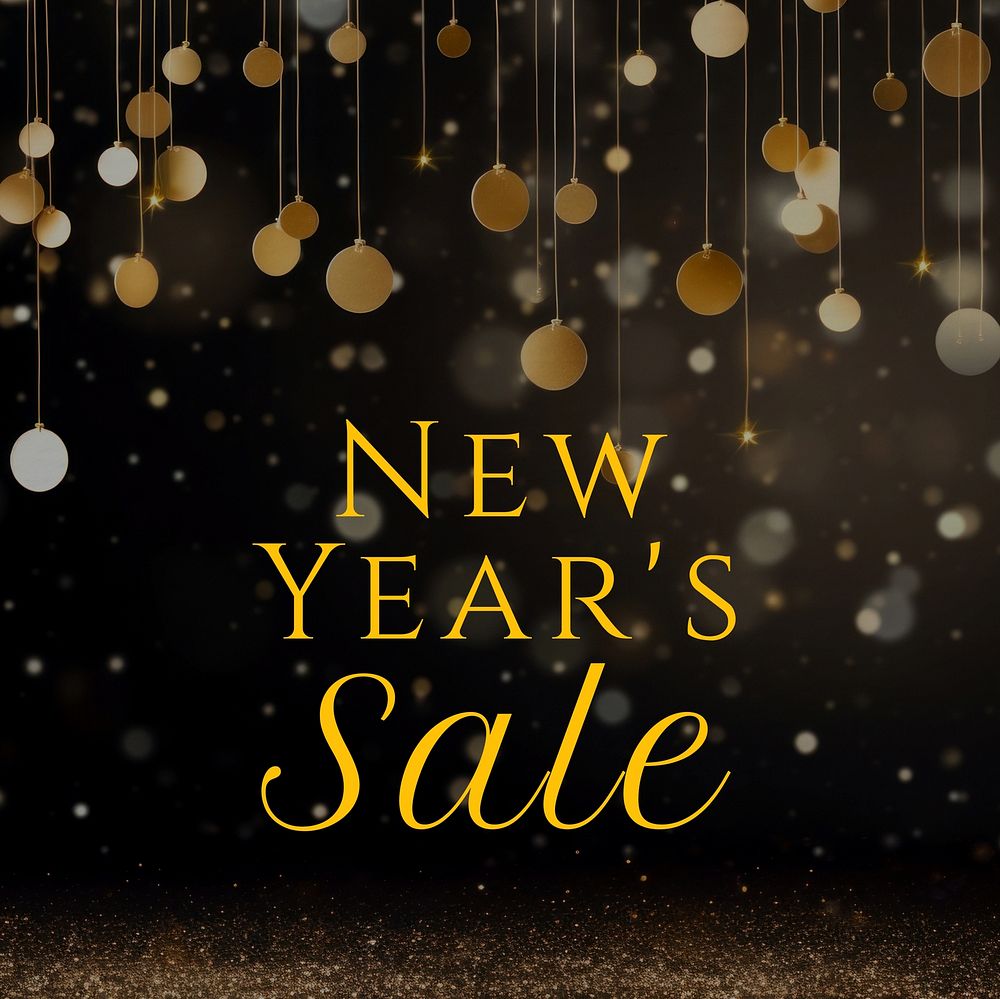 New year's sale  Instagram post template