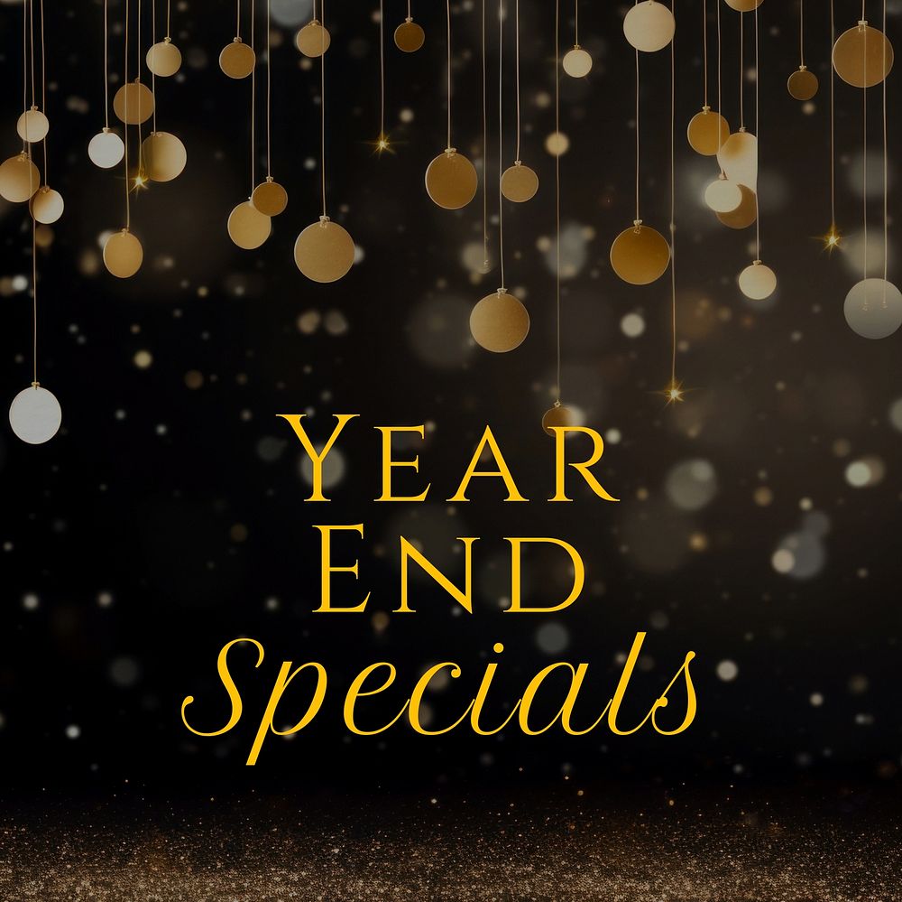 Year end specials  Instagram post template