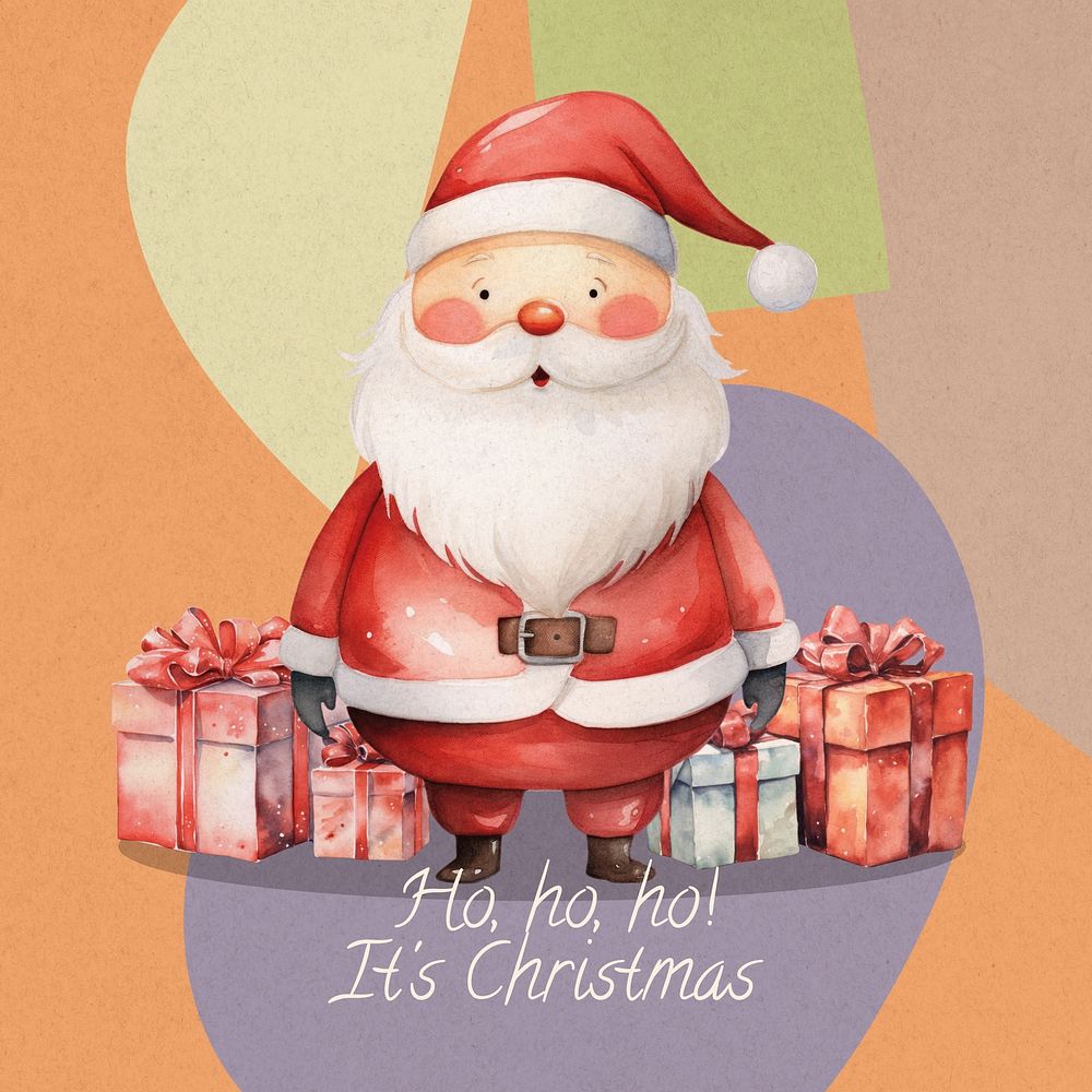 Christmas & Santa Claus   Instagram post template