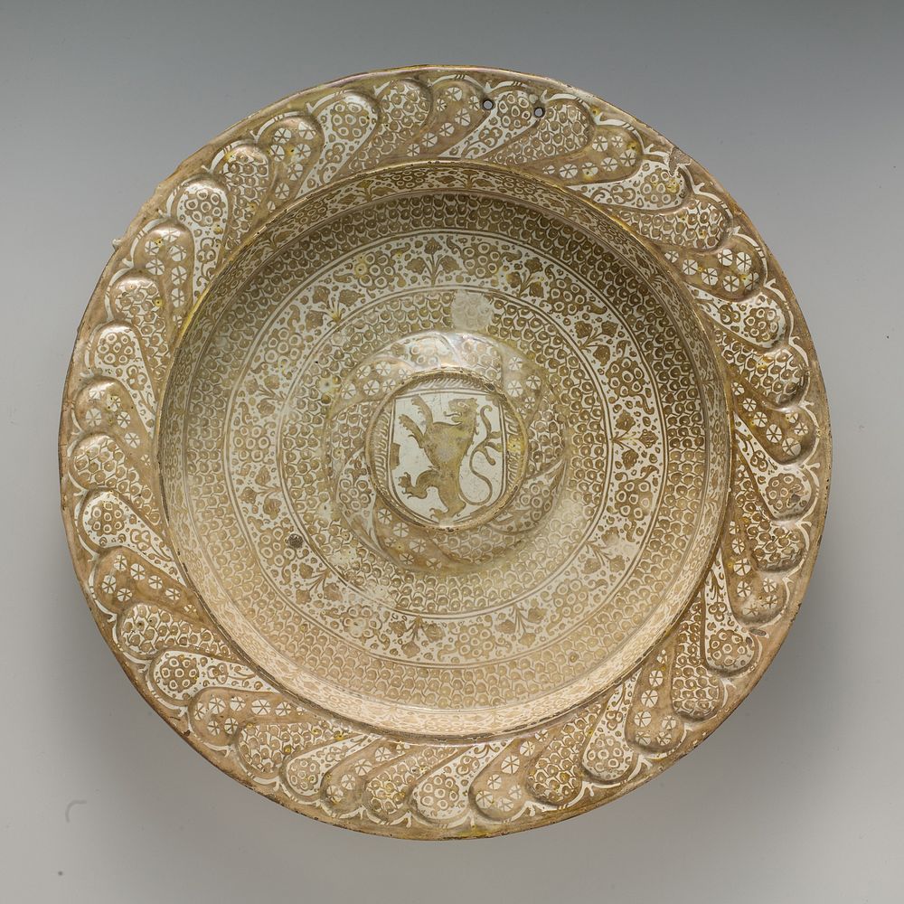 Dish (brasero) with Heraldic Lion