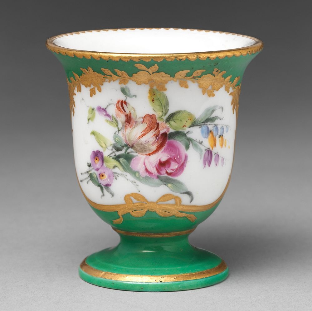 Ice cream cup (tasse a glace) (one of thirty-one) (part of a service)