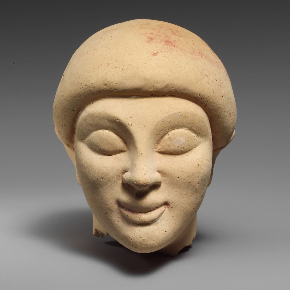 Terracotta head of a youth