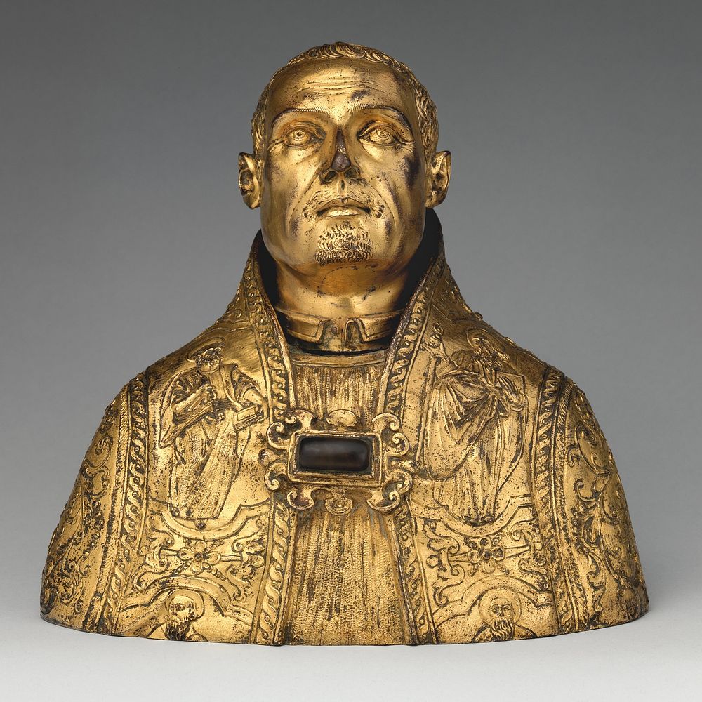 Reliquary bust of a bishop-saint