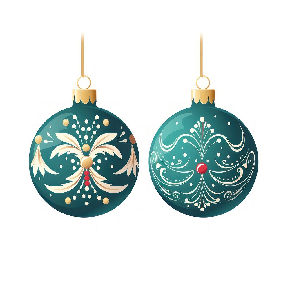 Ornaments christmas earring jewelry. AI generated Image by rawpixel.