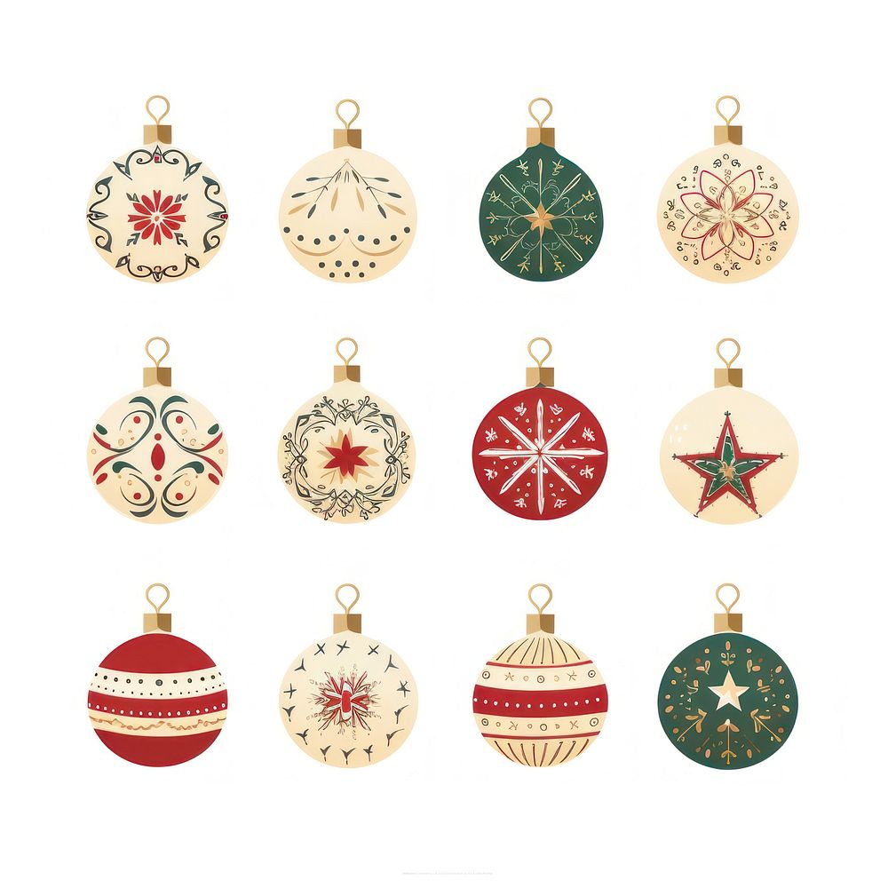 Christmas ornaments jewelry celebration accessories. AI generated Image by rawpixel.