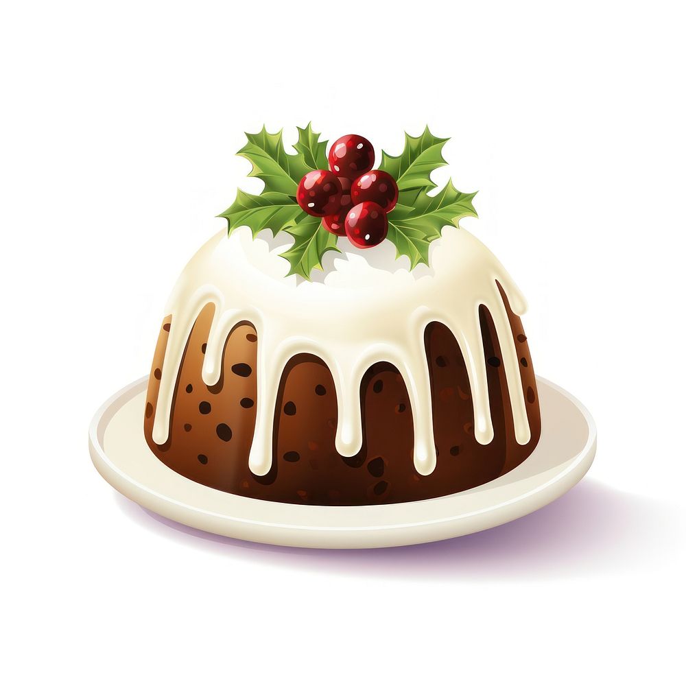 Pudding dessert icing food. AI generated Image by rawpixel.