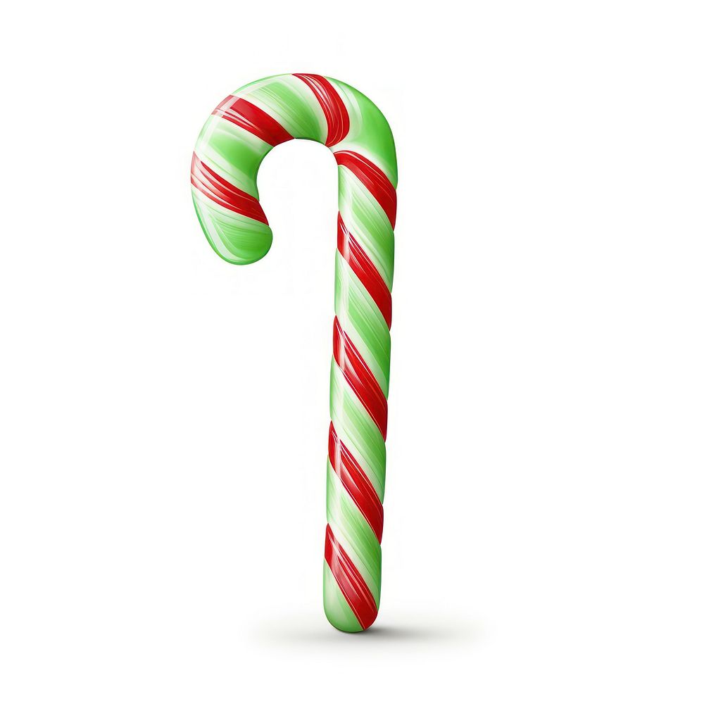 Candy cane green white background confectionery. AI generated Image by rawpixel.