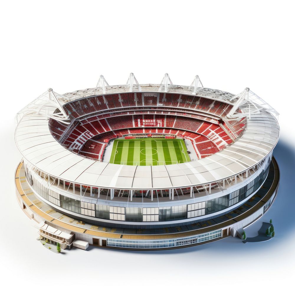 Football stadium football architecture outdoors. AI generated Image by rawpixel.